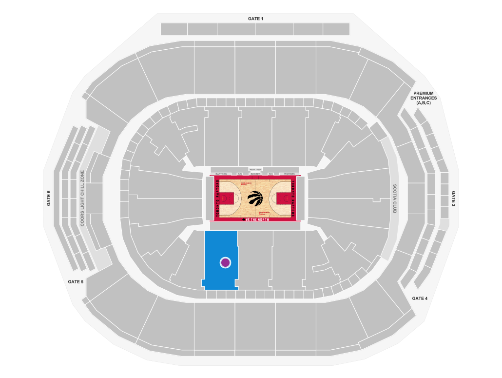 Stadium map layout for Section 109 Row 16 Seats 9, 10