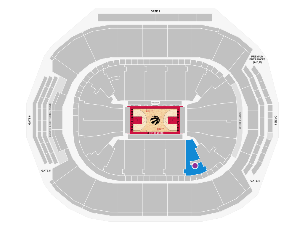 Stadium map layout for Section 106 Row 22 Seats 7,8