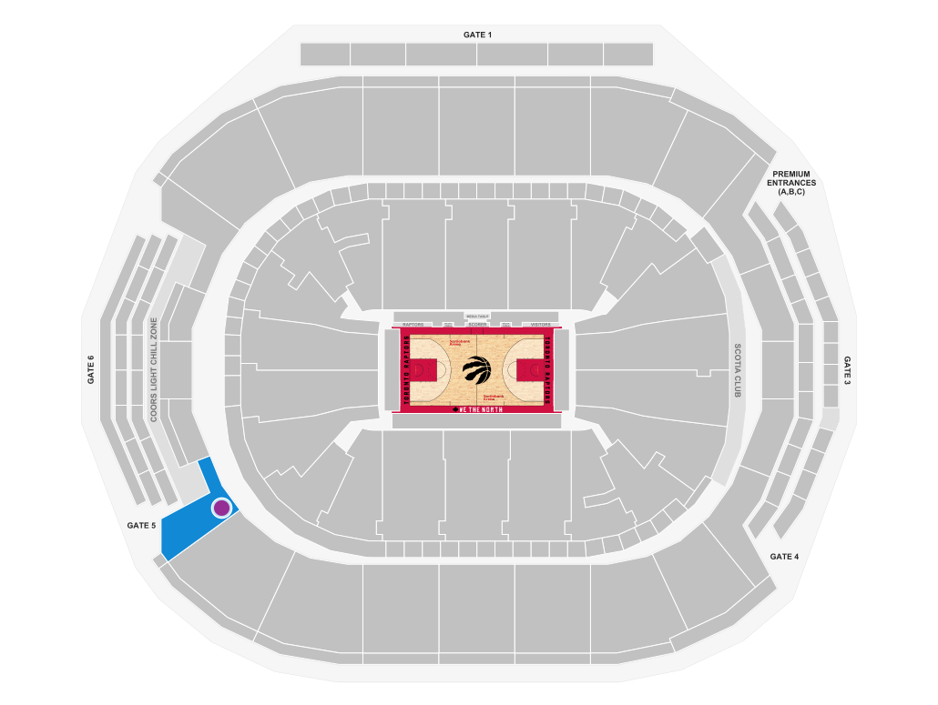 Stadium map layout for Section 313 Row 3 Seats 3,4,5,6