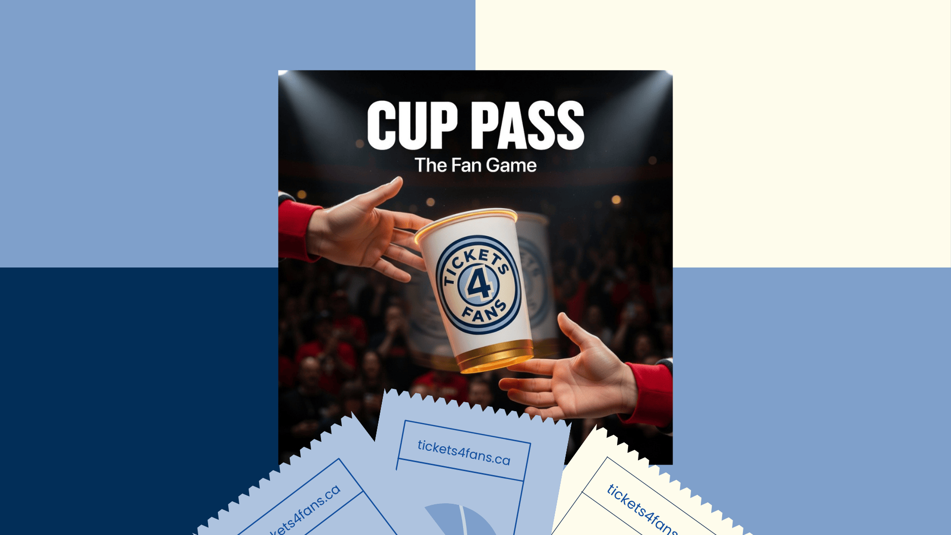 Cup Pass fan game — a new game on Tickets 4 Fans for Raptors fans