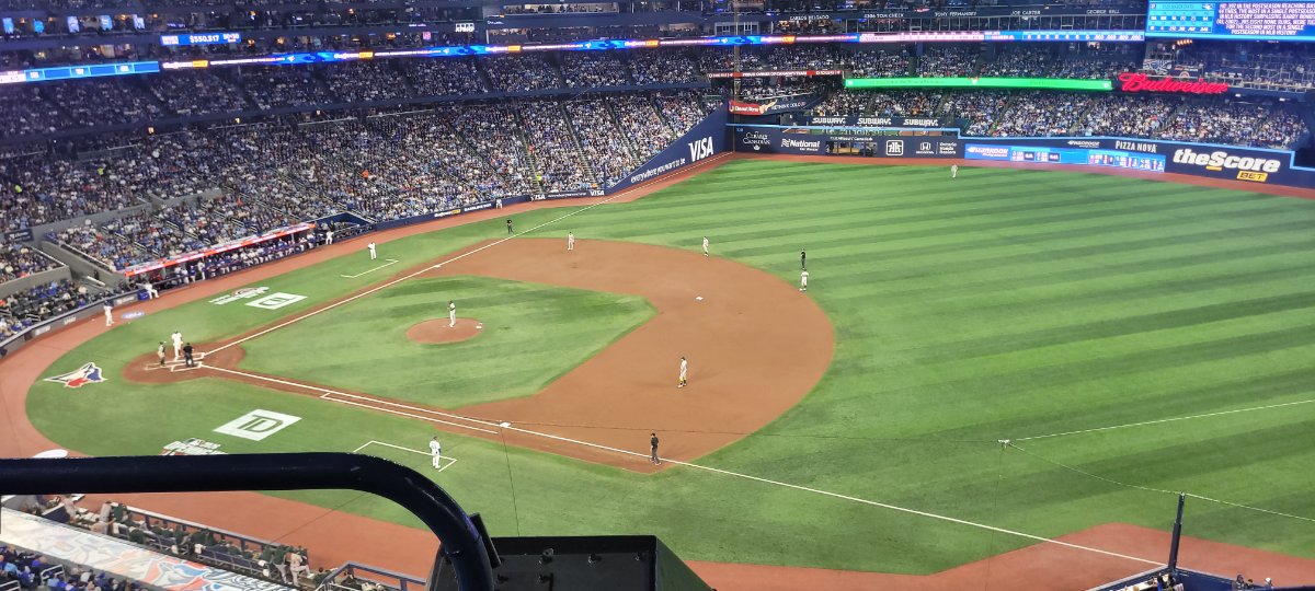 Actual seat view from Section 514 Row 2 Seats 20,21