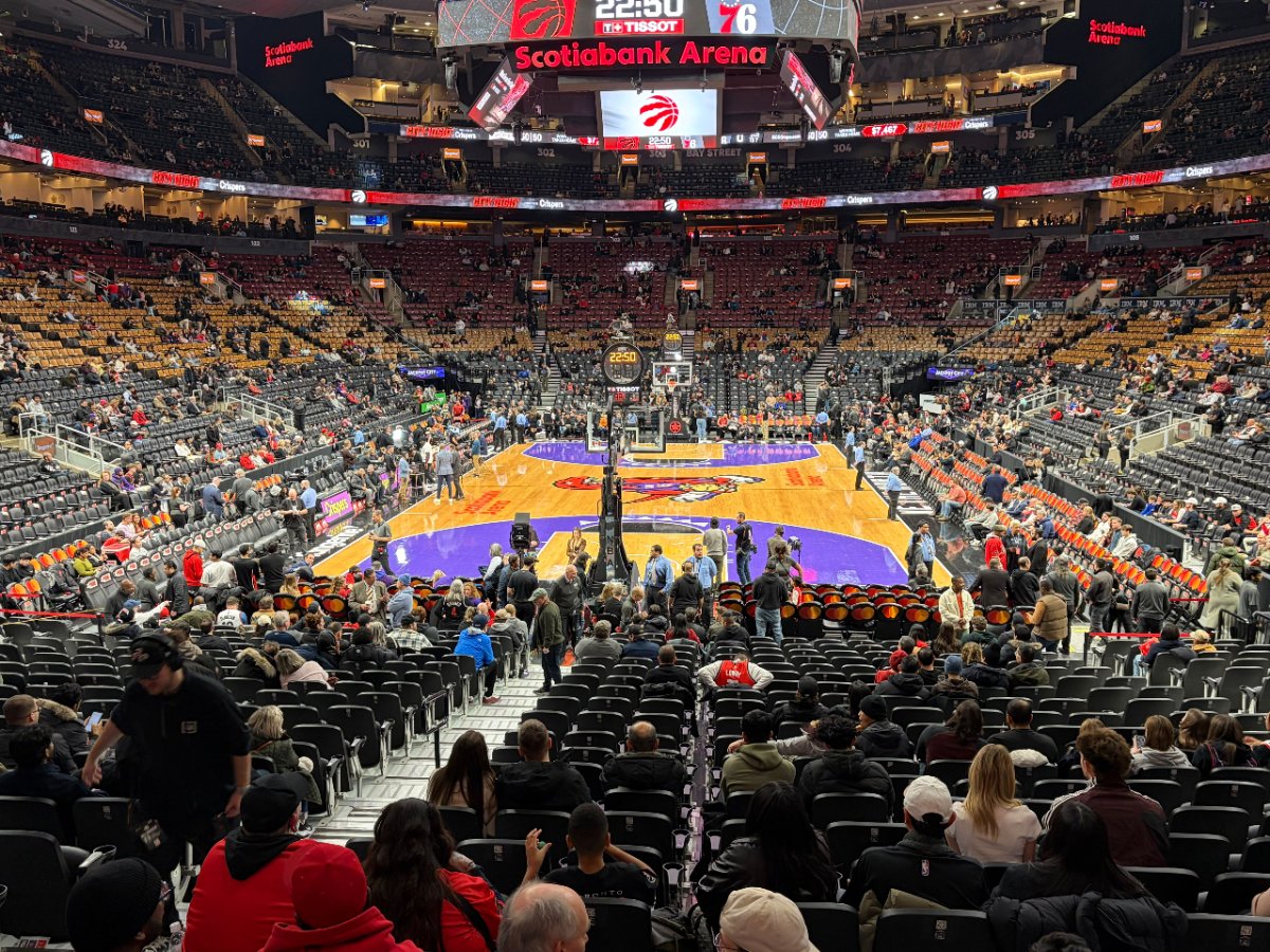 Actual seat view from Section 113 Row 16 Seats 16,17
